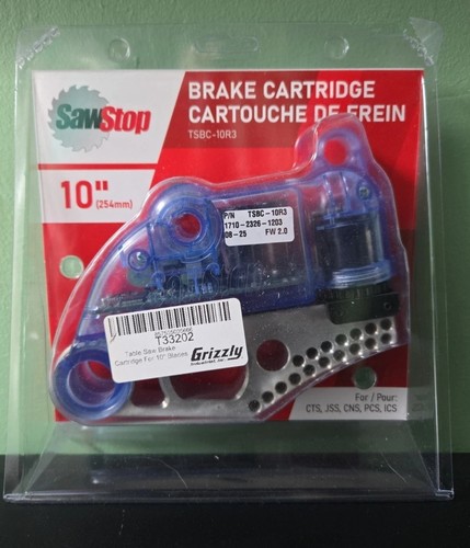 Table Saw Brake Cartridge for 10in. Blades - TSBC-10R3 - Equivalent to TSBC-10R2