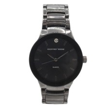 Black Men's Watch Geoffrey Beene GB8087GUBK Quartz Chronograph For Him NEW