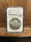 U.S. Mint 1987 American Silver Eagle $1 1 oz .999 Silver NGC MS69 8320676-007