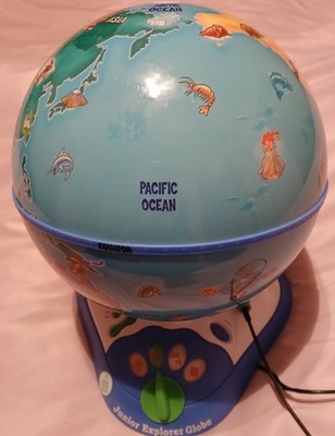 2002 Leap Frog Junior Explorer Globe Electronic Interactive Learning Talking  