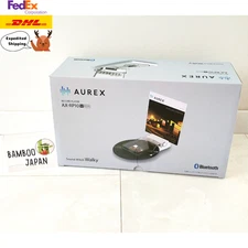 AUREX AX-RP10 Record Player Bluetooth USB Rechargeable 33/45 RPM Portable NEW
