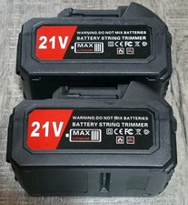 2 Pack 21V MAX 4.0Ah Lithium Battery Replacment Power Share String Trimmer