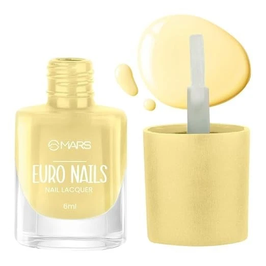 MARS EURO Nail Lacquer | Glossy Gel Finish | Rich Pigmentation | Chip Free | Qui