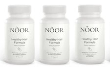 3 Pack NOOR HAIR Healthy Hair Formula,Hair Growth Suplement Supportig Thick Hair