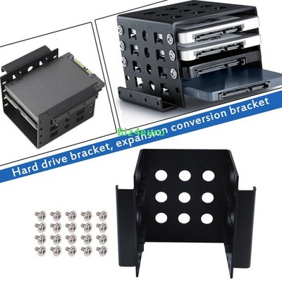 Neu Bay Aluminium Festplatten-Rack 2,5 Zoll HDD Halterung Halter Box Käfig