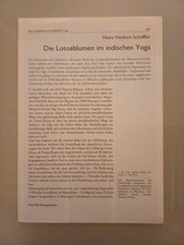 Die Lotusblumen Im Indischen Yoga Kulturgeschichte 9/96