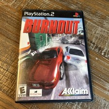 2001 Burnout Ps2 Playstation 2 Black Label Game Complete TESTED
