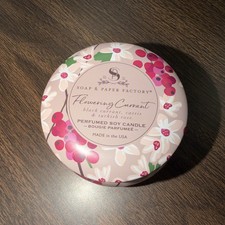 Soap & Paper Factory Currant (rose) Perfumed Soy Candle~3 oz. ~Made In USA~ Mini