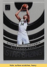 2019-20 Panini Clearly Donruss Star Gazing Giannis Antetokounmpo #9 READ ya6
