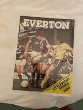 Everton v Feyenoord UEFA Cup 3 Oct 1979