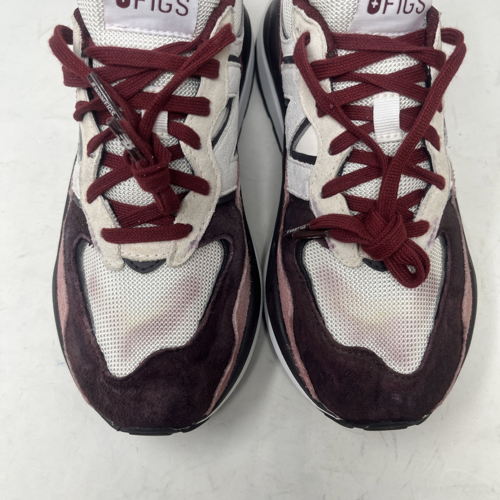 New Balance Figs Women Size 8.5 Limited Edition Mauve Maroon Suede Shoe W5740IN2 image 6