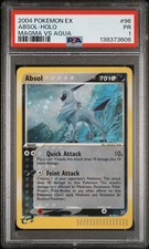 PSA 1 2004 Pokemon EX Team Magma vs Team Aqua Absol Holo Foil 96/95 Secret Rare on eBay