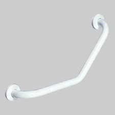 CORRIMANO ANGOLARE 45° PREVERNICIATO BIANCO cm 50 Articoli Disabili