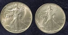 TWO American Silver Eagle $1 Coins 1986 & 1994 U.S. Mint BU .999 Silver Dollars