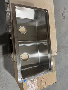 32 Inch Undermount Double Bowl Workstation 16 Gauge Stainless Steel Kitchen Sink