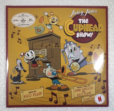 VINYL THE CUPHEAD SHOW! BY EGO PLUM (2 BLACK LP) NEU (IAM8BIT)