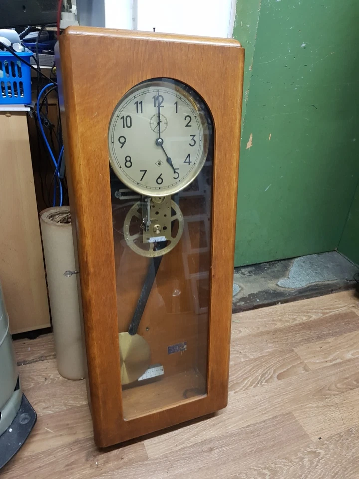 Alte Signaluhr, Mutteruhr, Pendeluhr, Präzisionuhr, Wanduhr - Bild 2 von 4