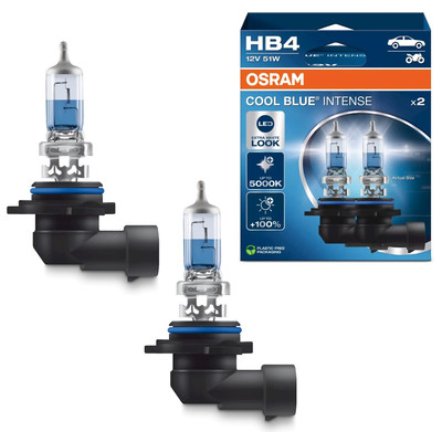 OSRAM HB4 COOL BLUE INTENSE 5000K Next Generation LED LOOK 60W 12V DuoBox 2x HB4
