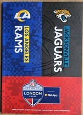 NFL Jacksonville Jaguars v LA Rams Programme & Lanyard -London Wembley  19/10/25
