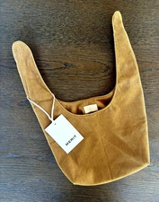 NWT Merit Corduroy Makeup Bag Camel Brown Signature Pouch