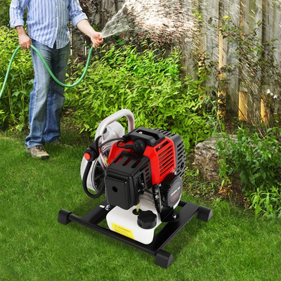 #ad 2.3HP 2 Stroke Gasoline Water Pump High Pressure Irrigation Transfer Pump 1.5in $102.33