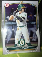 Topps 2023 Bowman Draft Jacob Wilson Athletics 1st Bowman Rookie BD-121 Base