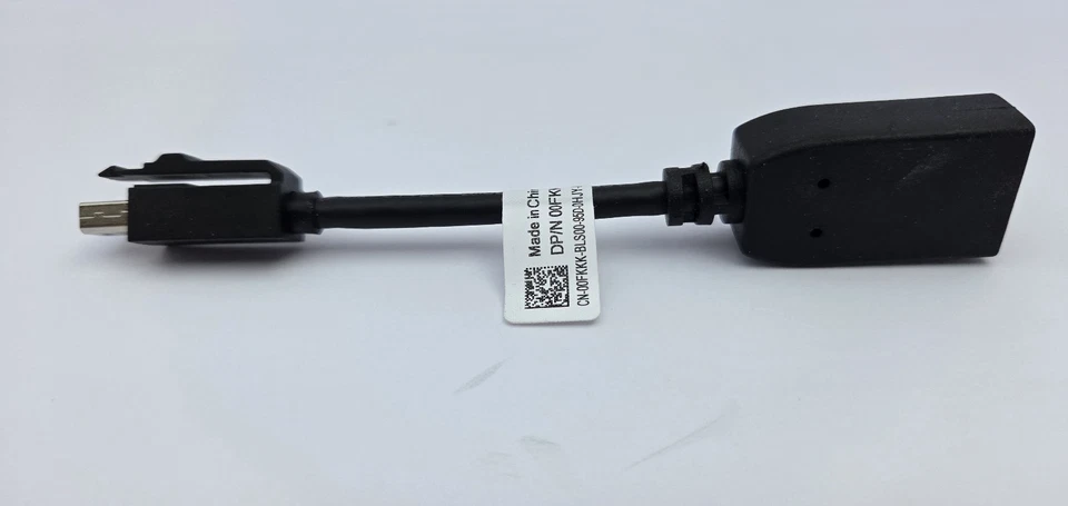 Adaptador Dell 00FKKK Mini Displayport macho a Displayport hembra - Lote de 5 - NUEVO Foto 2 de 4