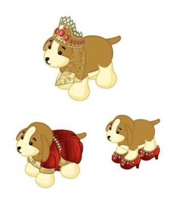 Sophie's Rewards Royal Majesty Crown, Gown, Shoes Webkinz Virtual Code *messaged