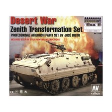 Vallejo Model Air Paint Desert War Set New