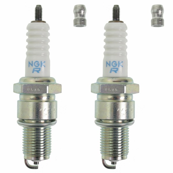 2 X NGK ZüNdkerze Passend FüR RasenmäHer Kawasaki FX-691 726Ccm 2-Cyl. V-Twin-image