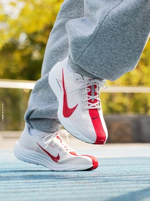 Nike Men’s ZoomX Pegasus Plus Running Shoes Platinum Tint/Red FQ7262-003 