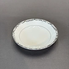 Empress China Regent Platinum Scrolls Dessert Fruit Bowl 5 1/2" Replacements
