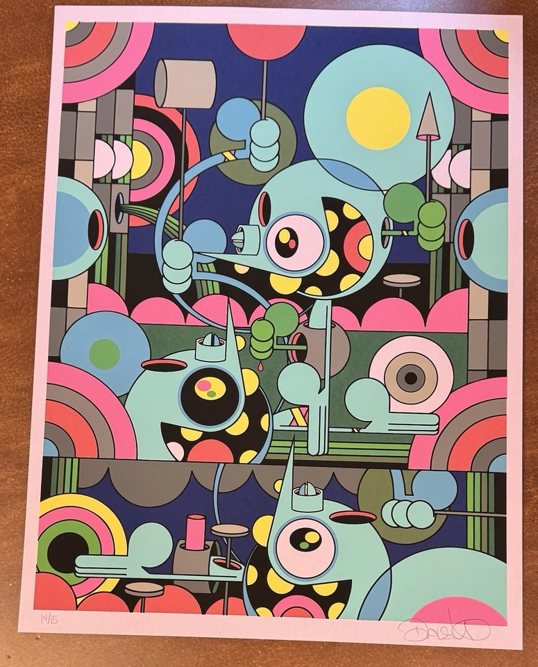 Póster Dalek Space Monkey Art Night Time Print S/# 15 de James Marshall Foto 2 de 4