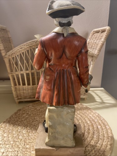 Vintage 13" Andrea von Sadek "Town Crier" handbemalt #6966 Porzellan Figur - Bild 4 von 8