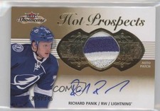 2013 Fleer Showcase Hot Prospects Tier 1 /375 Richard Panik #165 Patch Auto 6z1