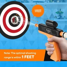 Chemical-Free Reusable Indoor-Suitable Compact Finger-Sling Salt Blaster Bug Gun