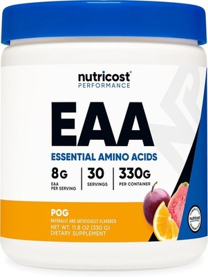 Nutricost EAA Powder 30 Servings - POG Flavor - Essential Amino Acids