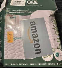 GRT Bamboo Waterproof Mattress Protector King Size - 3D Air Fiber Cooling