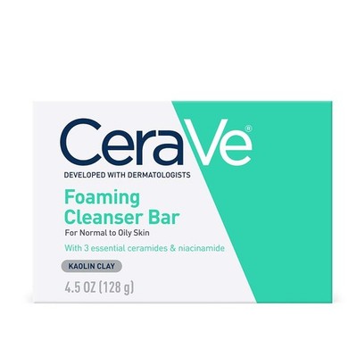 CeraVe feuchtigkeitsspendende reinigende Seife für trockene bis normale Haut 128g/4,5oz