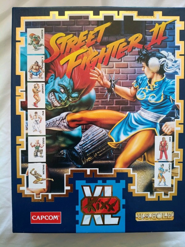 Commodore Amiga game street fighter 2 Game complete excellent condition tested