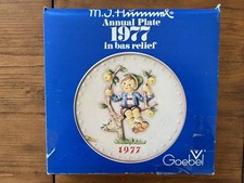 Vintage 1977 M.J. Hummel Annual Plate – Brand New in Original Box – West Germany