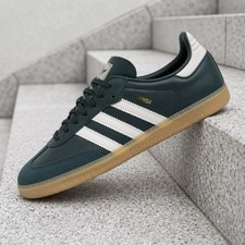 Adidas Samba OG Mineral Green Off White Putty Grey JI4469 GS New
