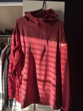 Washington Commanders Nike Pullover Dri-Fit Jacket NFL Size Large 2024 On Field