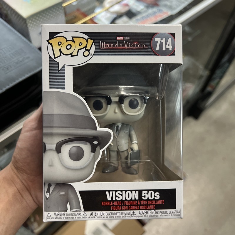 Funko Pop! Vinyl: Marvel - 50's Vision (Black & White) #714
