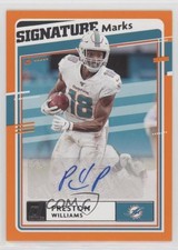 2020 Panini Donruss Signature Marks Preston Williams #SM-N/A Auto 07mp