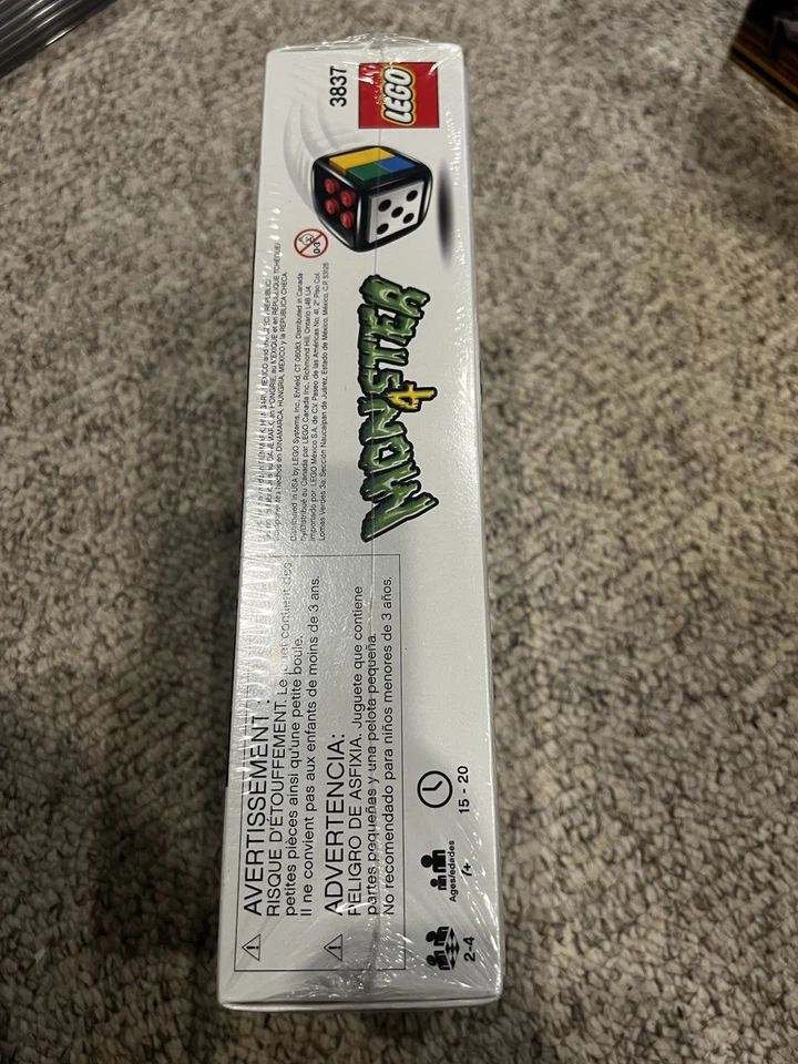 Lego 3837 MONSTER 4 Dice Board Game 4568177 - 2010 Retired New Factory Sealed - Image 3 of 4