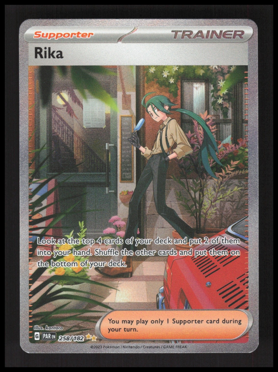 Rika - Special Illustration Rare SV04: Paradox Rift 258/182 NM