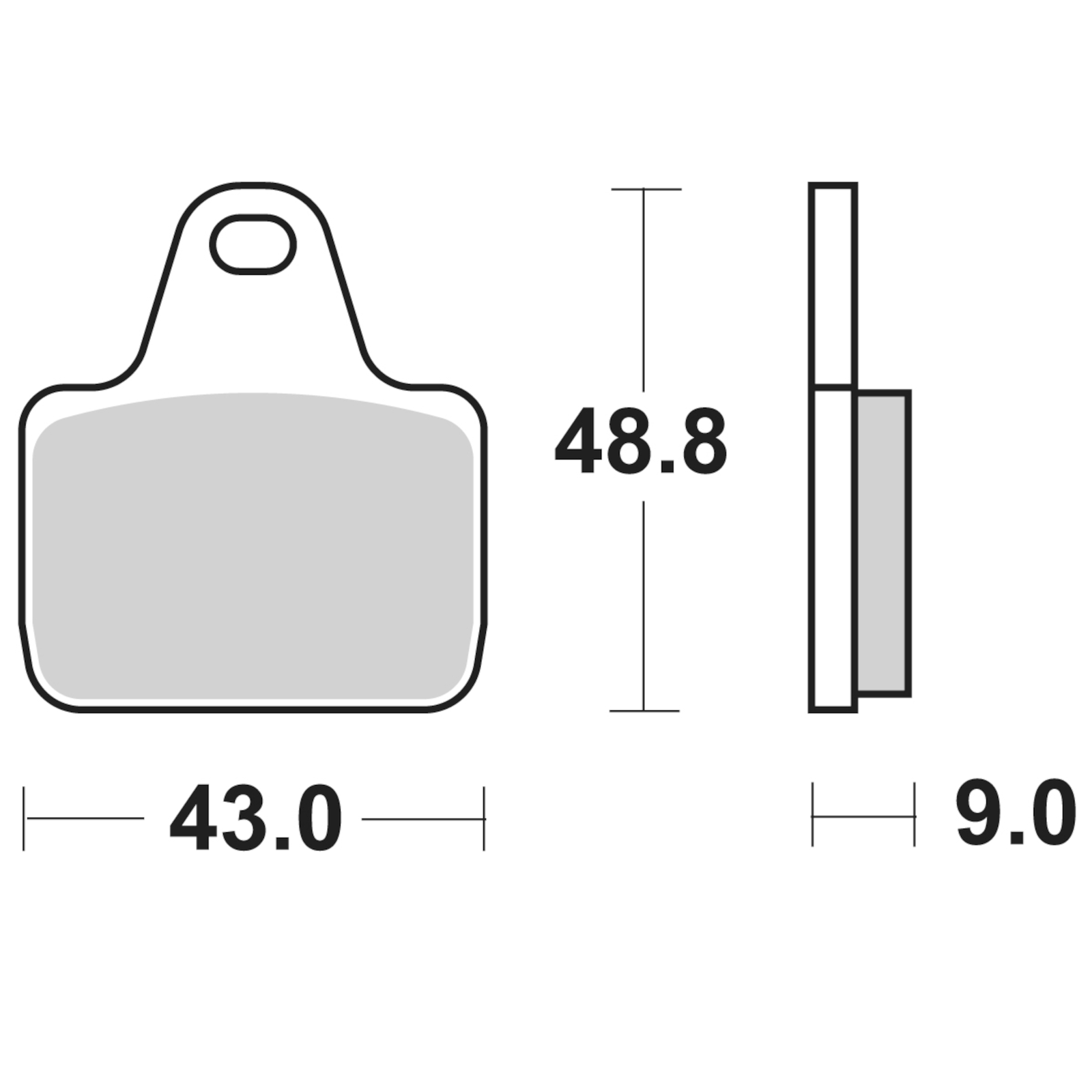 SBS 887RST BRAKE PADS SINTER SPORT