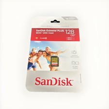 SanDisk Extreme PLUS SDXC UHS-I card, 128GB SDSDXWA-128G-AJLIN