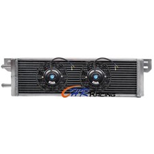 28x7x3 Aluminum Air To Water Intercooler Heat Exchanger Universal With Fans